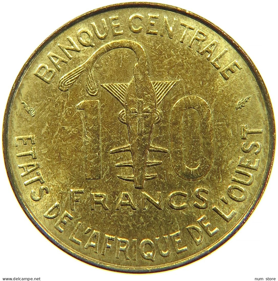 WEST AFRICAN STATES 10 FRANCS 1981 #s095 0601 - Other - Africa