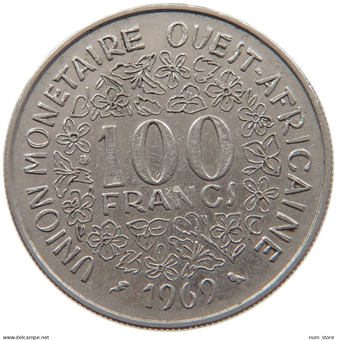 WEST AFRICA 100 FRANCS 1969 #s092 0311 - Autres – Afrique