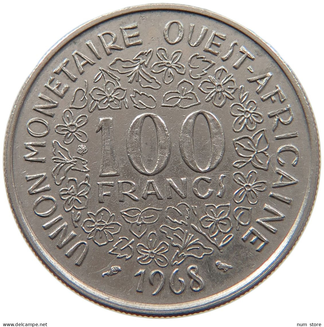 WEST AFRICA 100 FRANCS 1968 #s092 0313 - Other - Africa