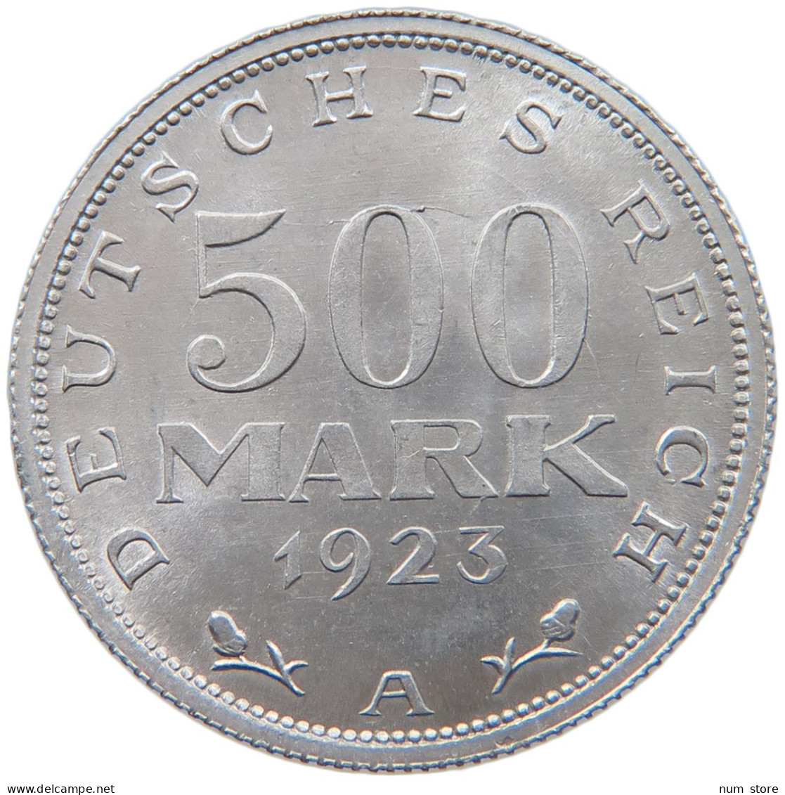 GERMANY WEIMAR 500 MARK 1923 A #s090 0021 - 200 & 500 Mark