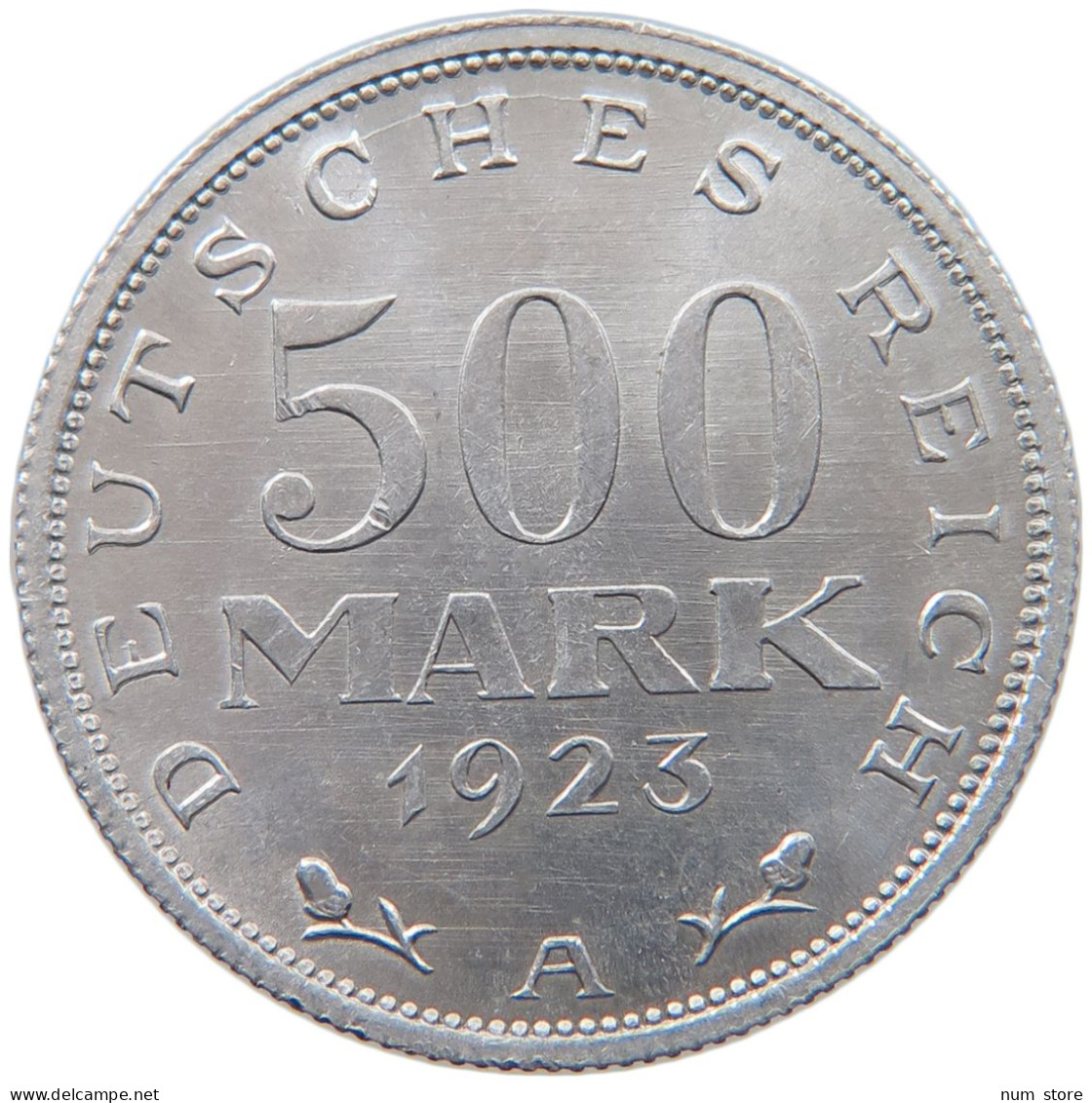 GERMANY WEIMAR 500 MARK 1923 A #s090 0023 - 200 & 500 Mark