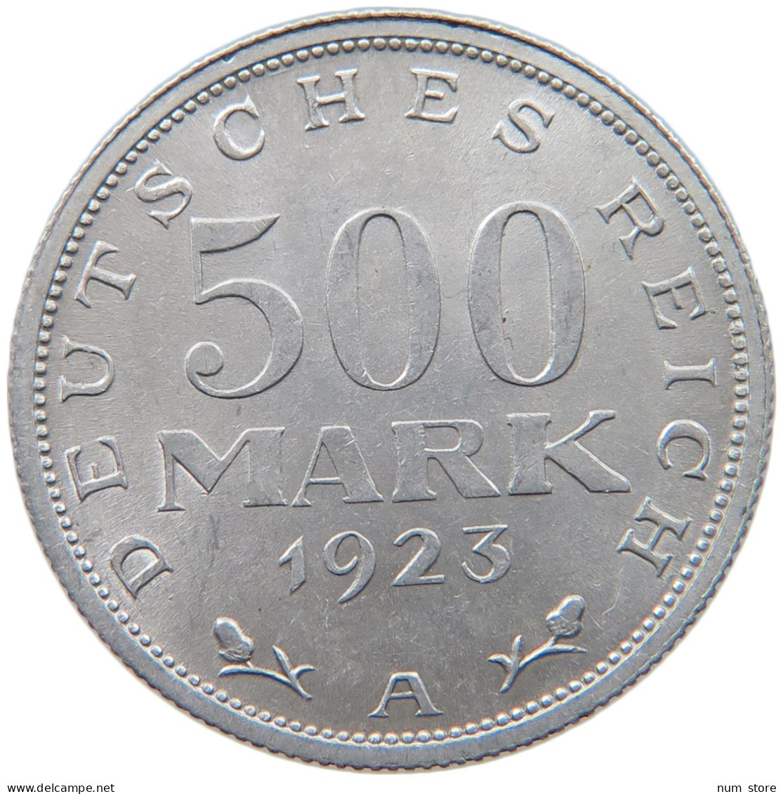 GERMANY WEIMAR 500 MARK 1923 A #s090 0025 - 200 & 500 Mark