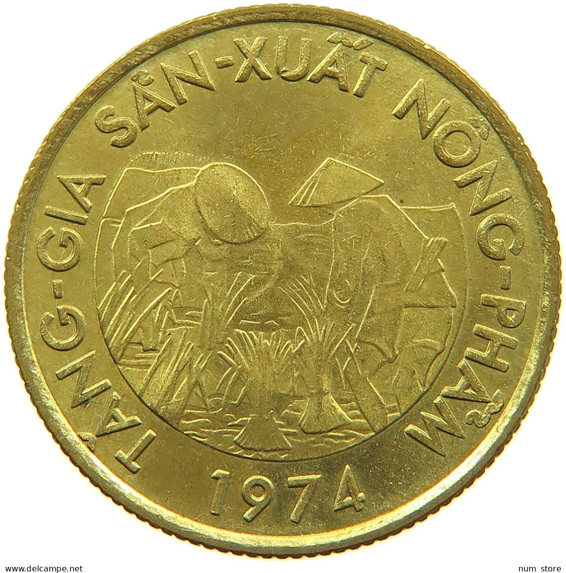 VIETNAM 10 DONG 1974 #s089 0235 - Viêt-Nam