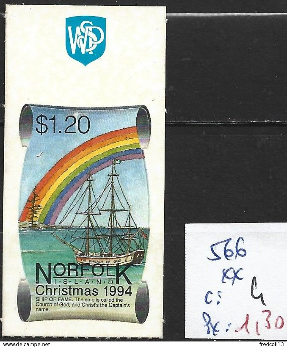 NORFOLK 566 ** Côte 4 € - Norfolk Island