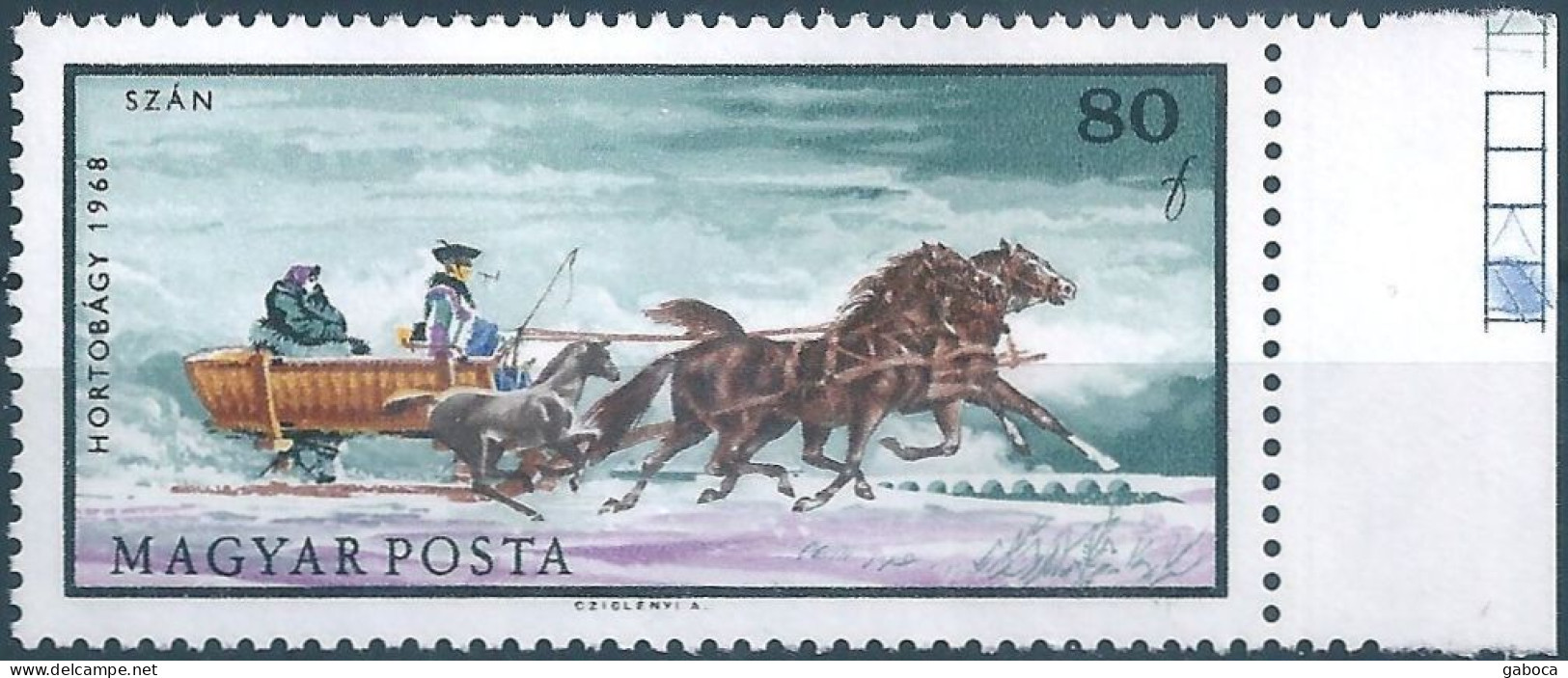 C5656 Hungary National Park Hortobágy Horse Transport Nature Protection MNH - Andere (Aarde)