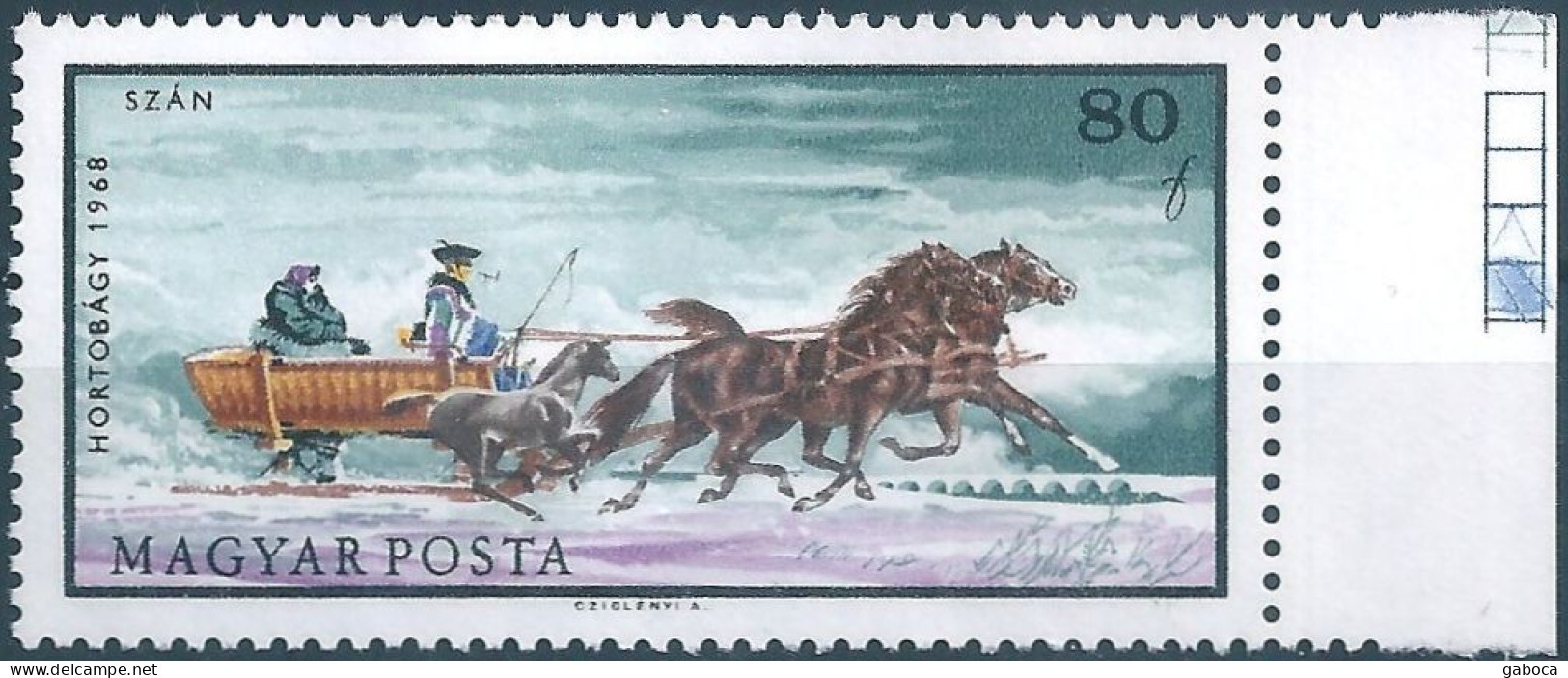 C5656 Hungary National Park Hortobágy Horse Transport Nature Protection MNH - Other (Earth)