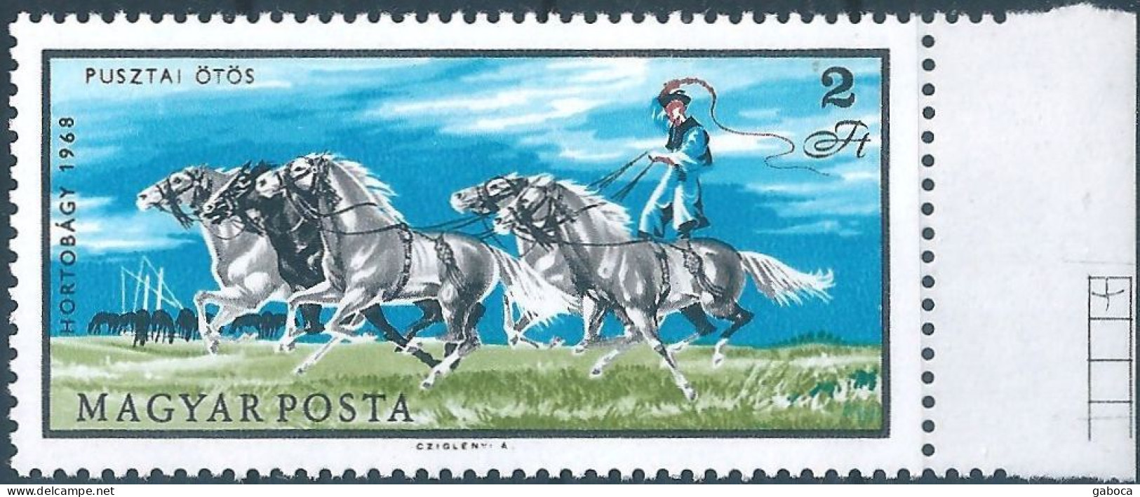 C5657 Hungary National Park Hortobágy Horse Job Nature Protection MNH - Other & Unclassified