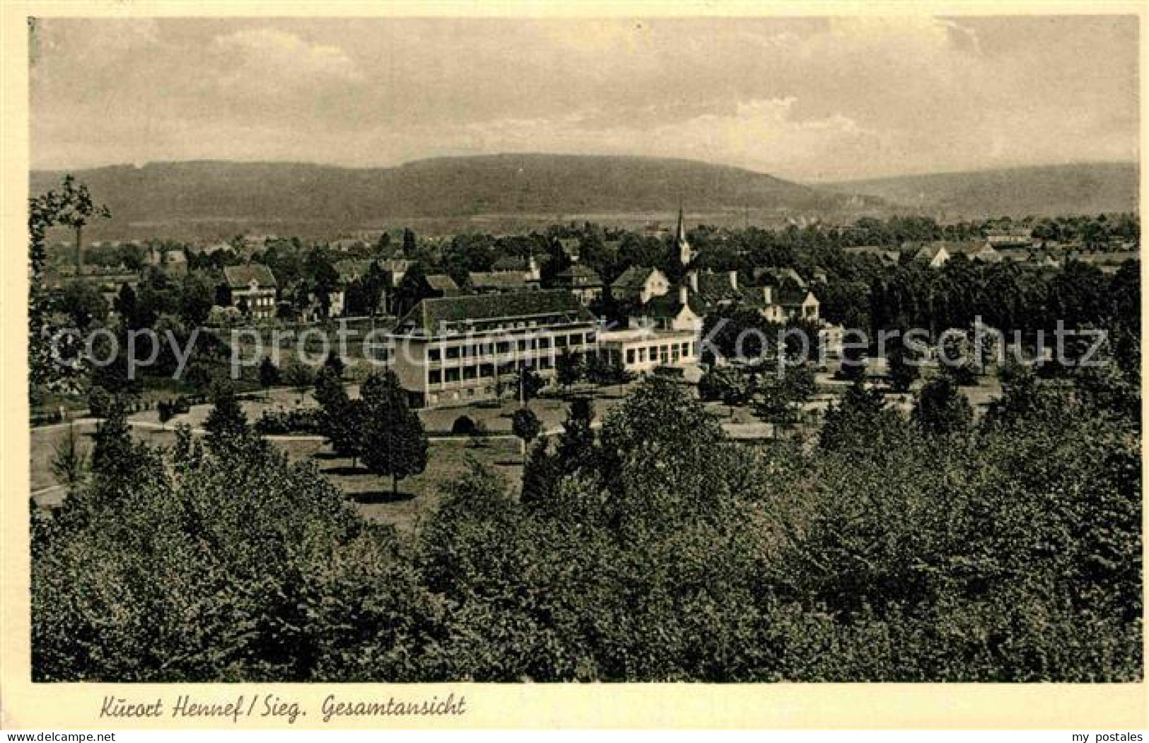 72894506 Hennef Sieg Panorama Kurklinik Hennef Sieg - Hennef