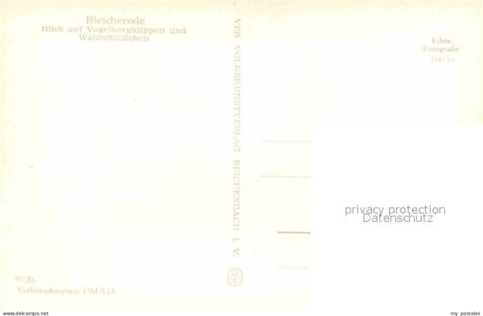 72894487 Bleicherode Vogelbergklippen Waldschloesschen Bleicherode - Bleicherode