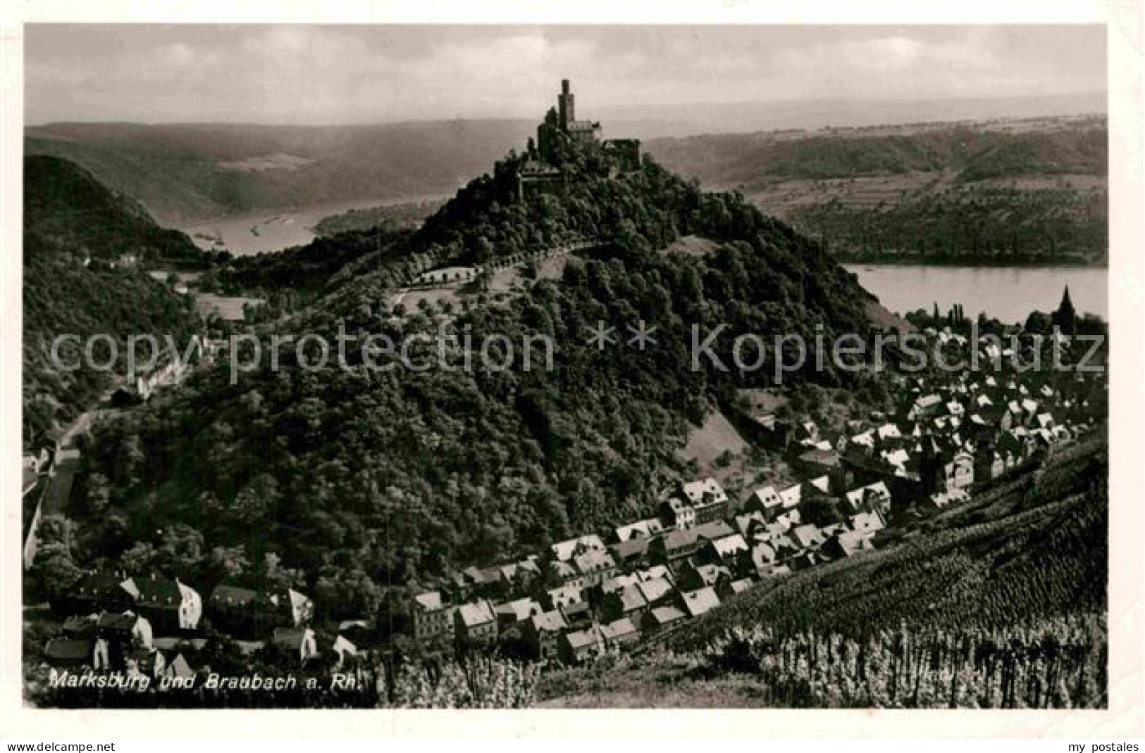 72894475 Braubach Rhein Marksburg Panorama Braubach - Braubach