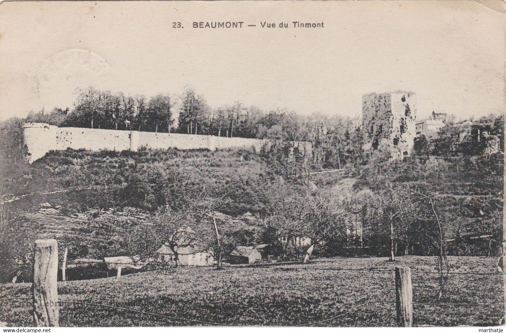 23. Beaumont - Vue Du Tinmont - Beaumont