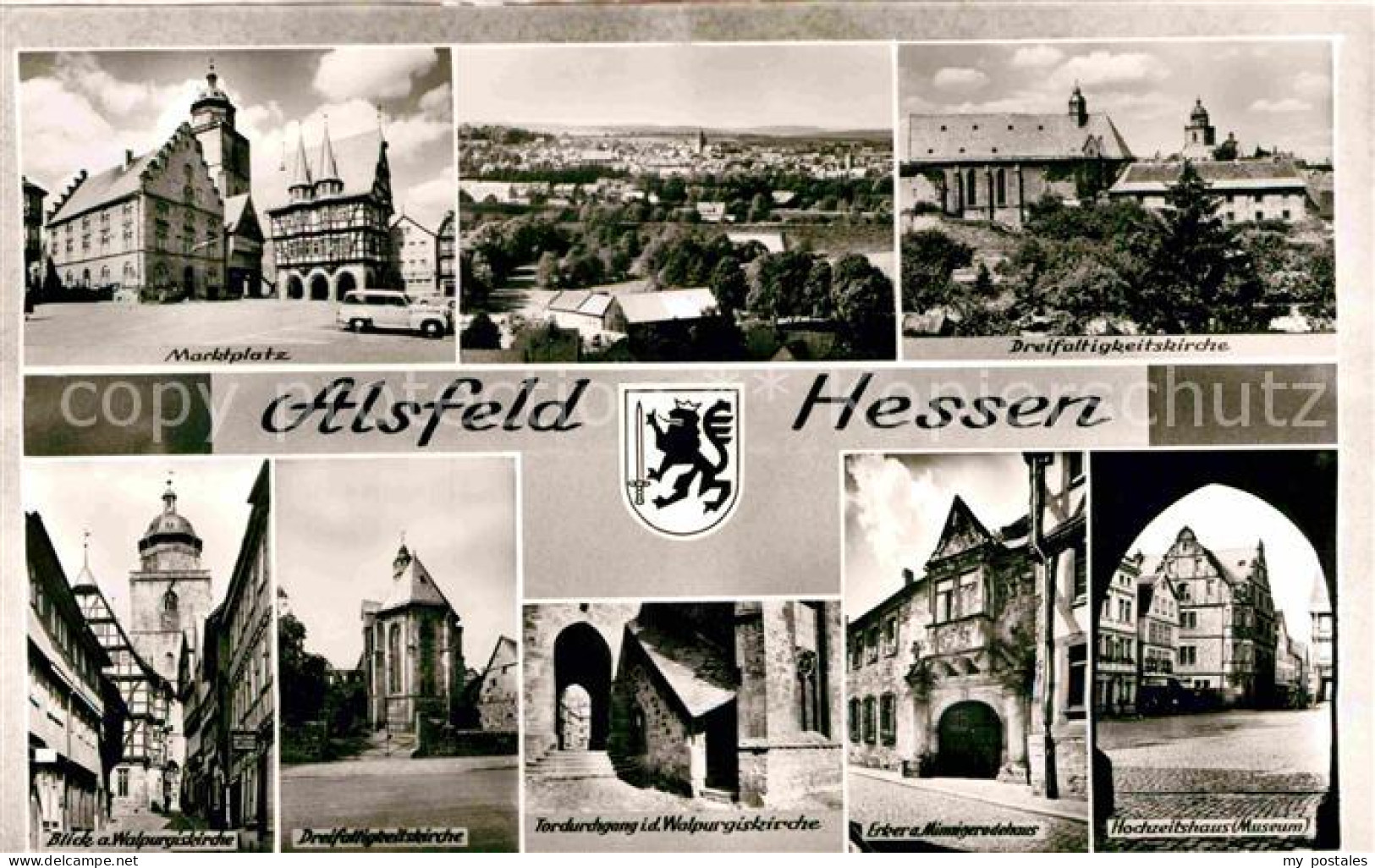 72894323 Alsfeld Marktplatz Dreifaltigkeitskirche Hochzeitshaus  Alsfeld - Alsfeld