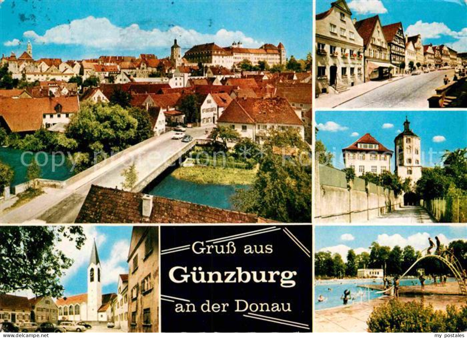72894121 Guenzburg Panorama Teilansichten Schwimmbad Guenzburg - Guenzburg