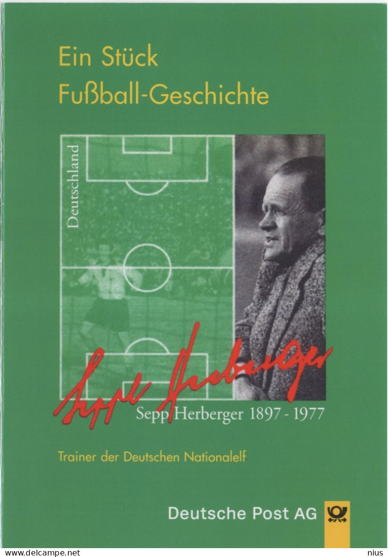 Germany Deutschland 1997 Fußball Football Player Sepp Herberger, Canceled In Berlin - 1991-2000