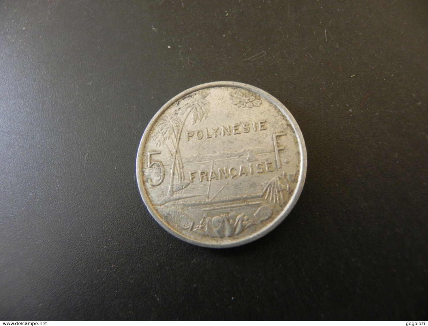 Polynesie Française 5 Francs 1977 - Französisch-Polynesien