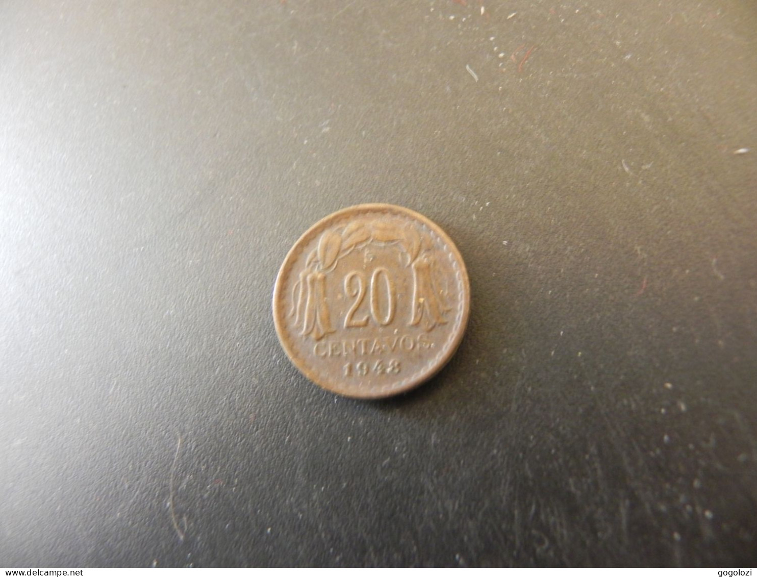 Chile 20 Centavos 1948 - Chile