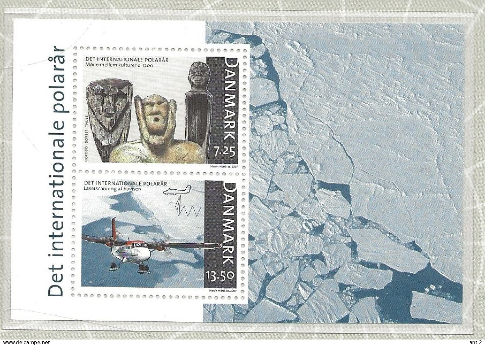 Denmark 2007 International Polar Year, Mi Bloc 29, MNH(**) - Oblitérés