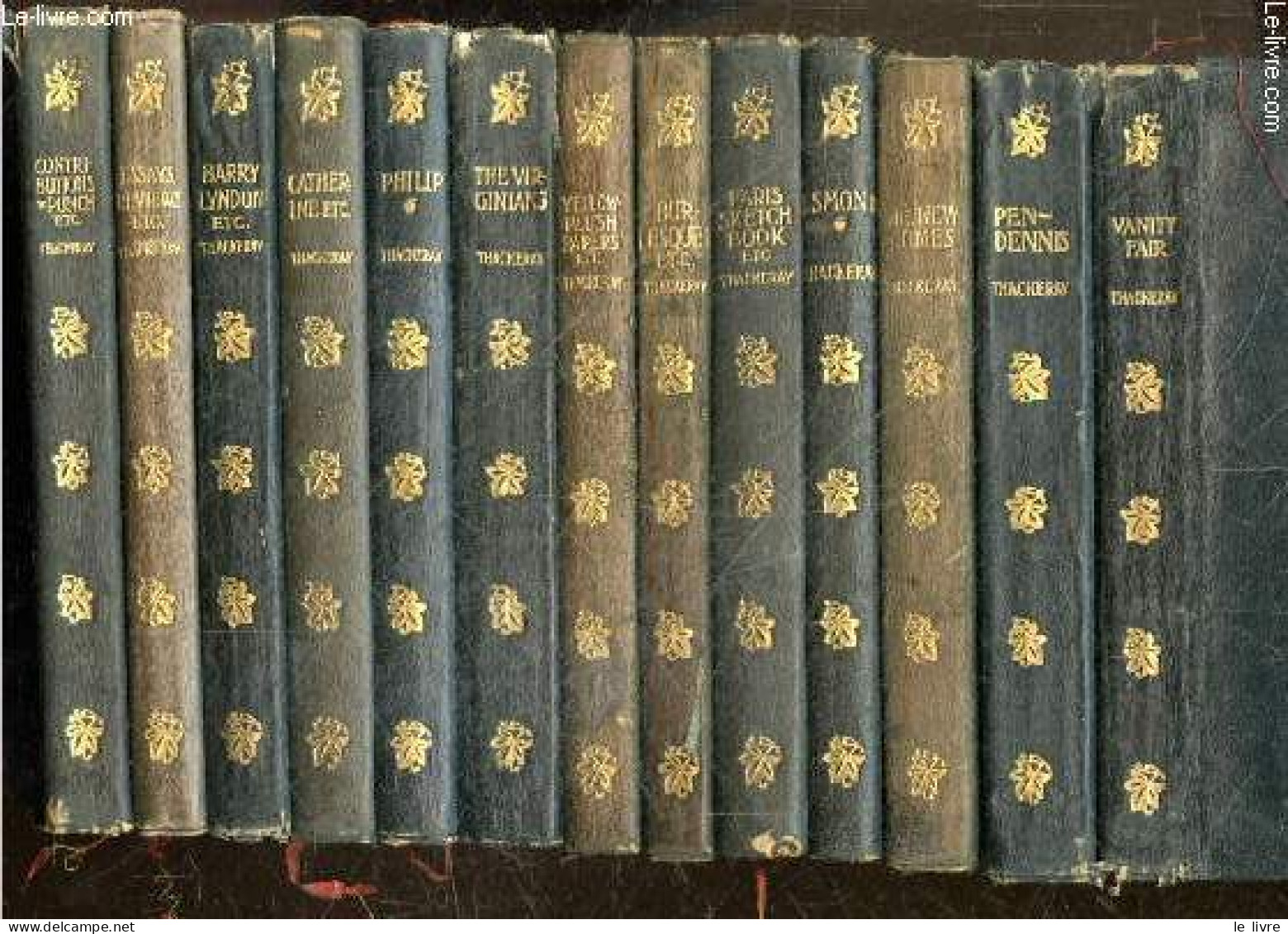 The Works Of William Makepeace Thackeray - New Century Library - Lot De 13 Ouvrages : Tome 1 + 2 + 3 + 4 + 5 + 7 + 8 + 9 - Language Study