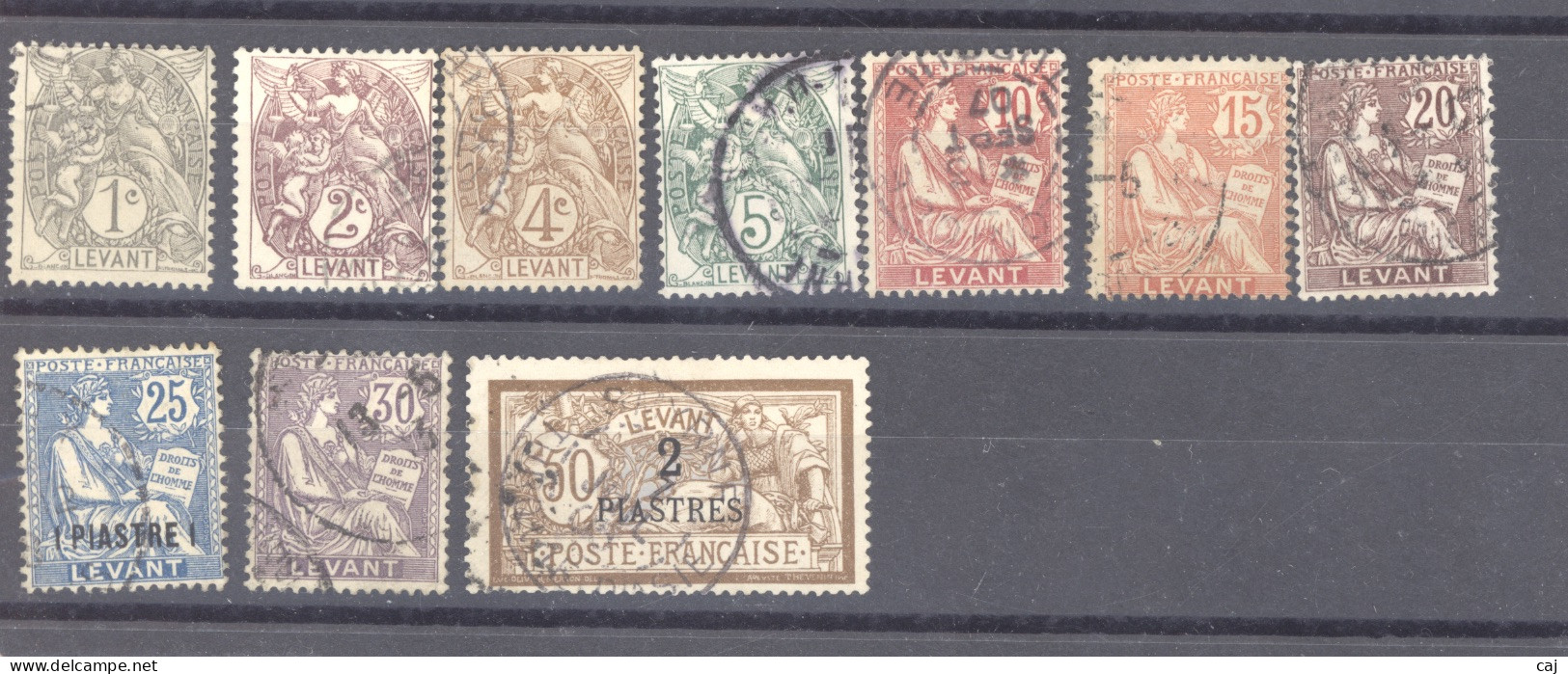 Levant  :  Yv  9...20  (o)   10 Valeurs - Used Stamps