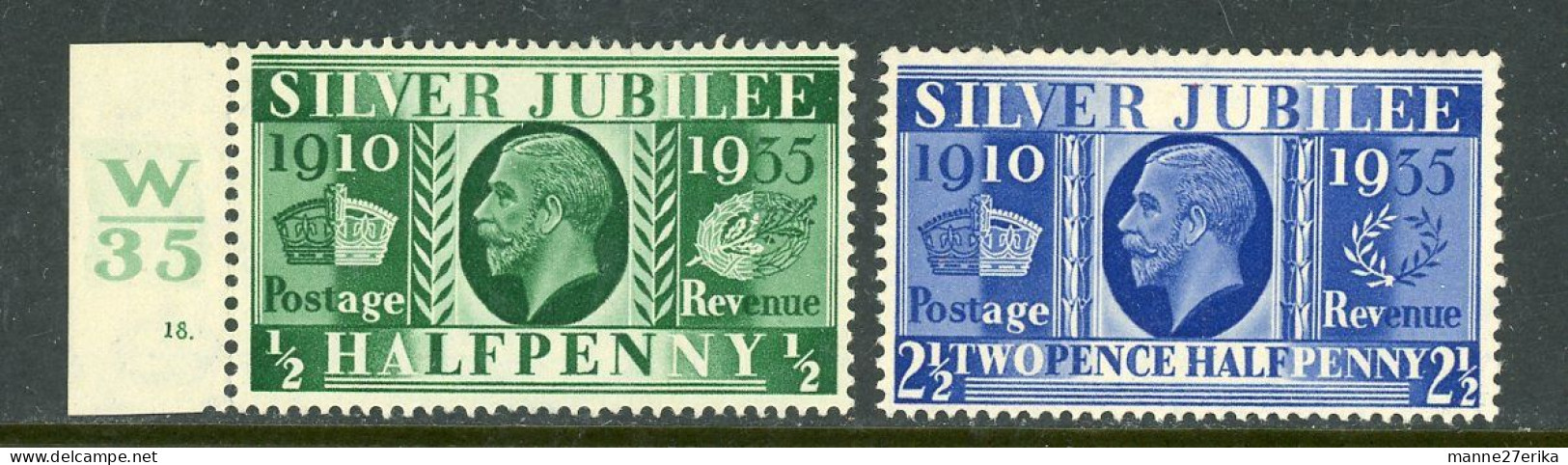 Great Britain MNH 1935 Silver Jubilee - Unused Stamps