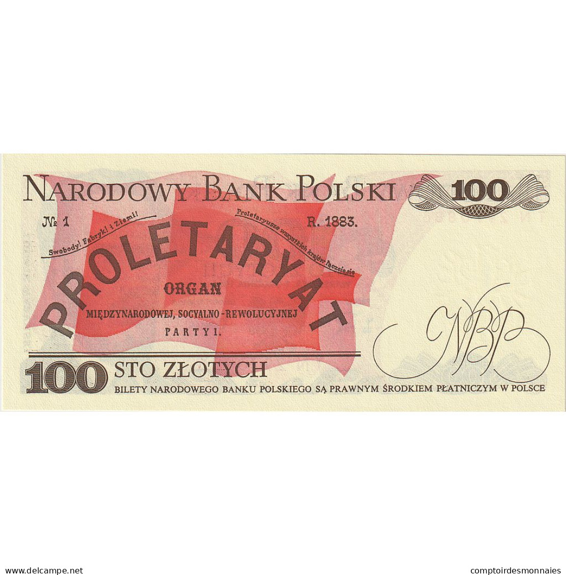 Billet, Pologne, 100 Zlotych, 1988, KM:143e, NEUF - Pologne