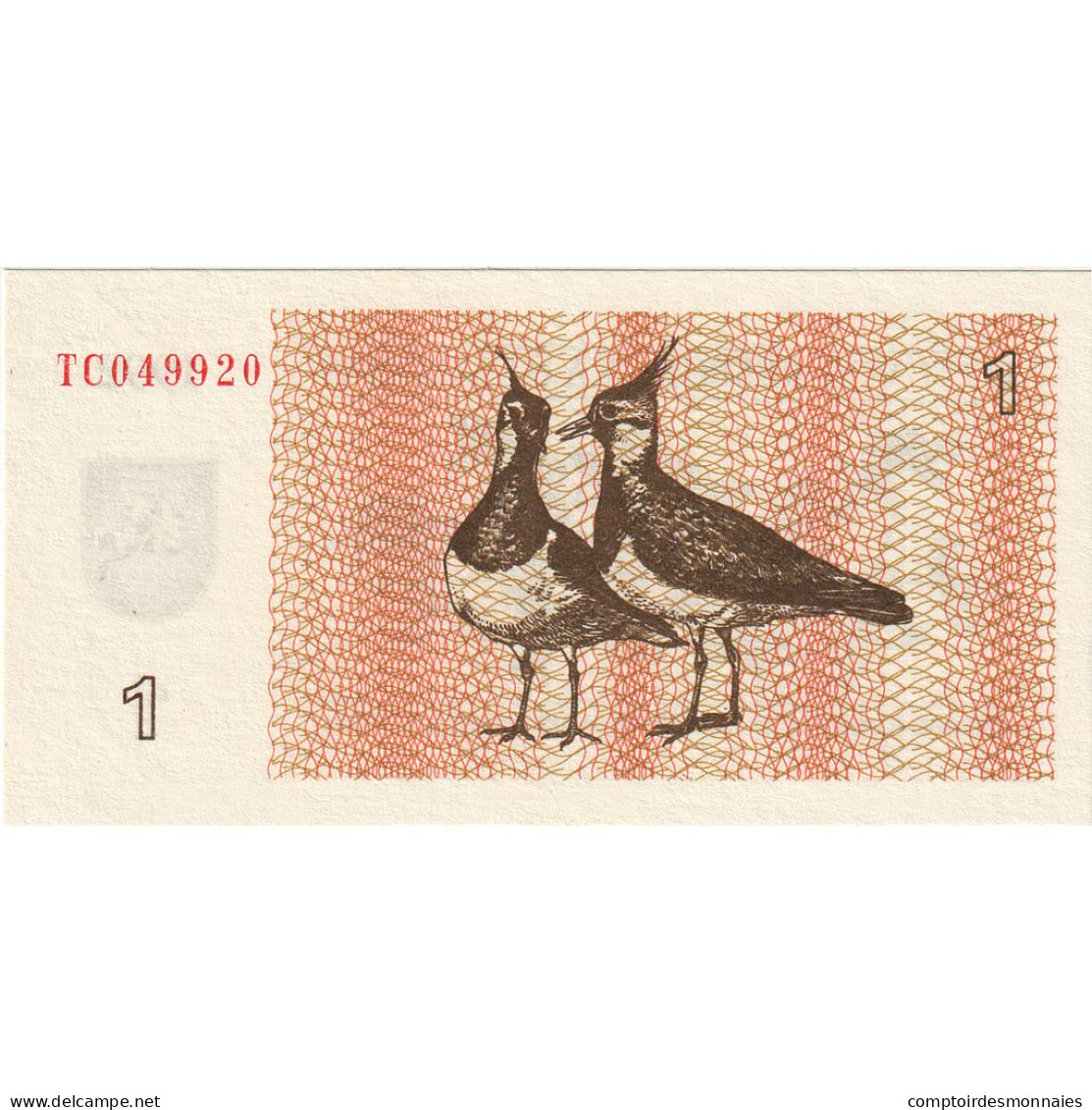 Lituanie, 1 (Talonas), 1992, 1992, KM:39, NEUF - Lituanie