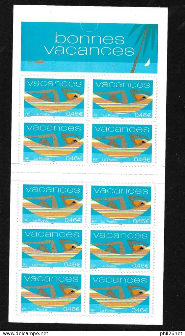 France Carnet N°BC 3494A  Bonnes Vacances  Neufs * * TB Jamais Plié= MNH VF - Libretti