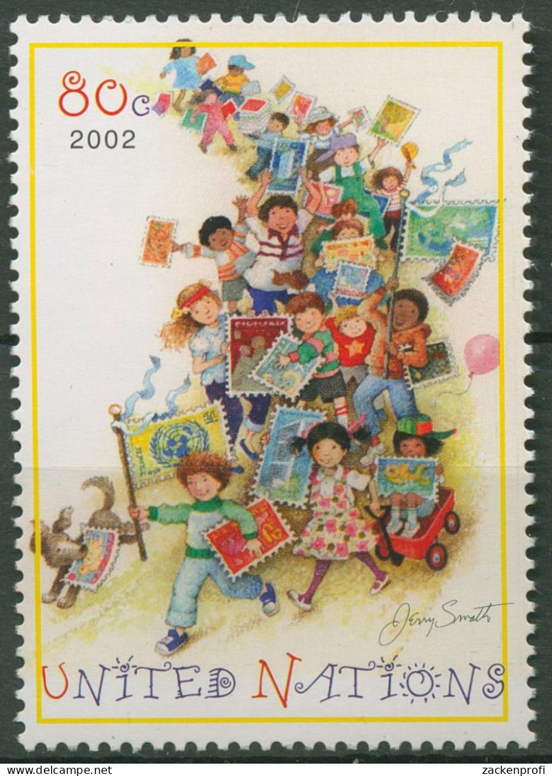 UNO New York 2002 Kinder Sammeln Briefmarken 889 Postfrisch - Ungebraucht