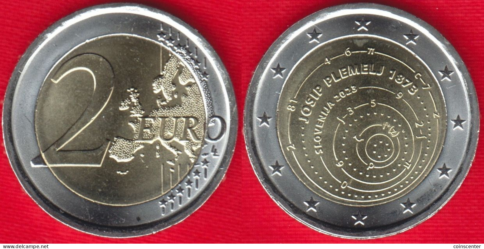 Slovenia 2 Euro 2023 "Josip Plemelj" BiMetallic UNC - Slovenia