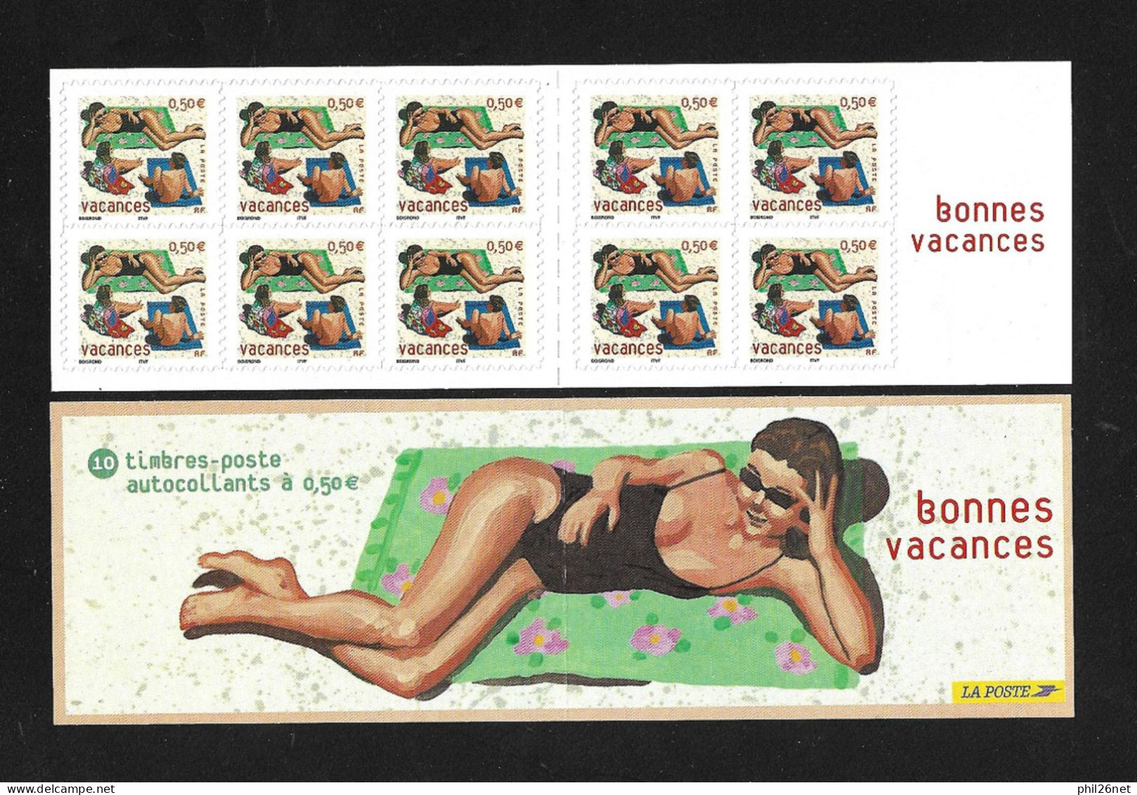 France Carnet N°BC 3578A  Bonnes Vacances  Neufs * * TB Jamais Plié Au Prix De La Poste En 2003 Soldé ! ! ! - Libretti