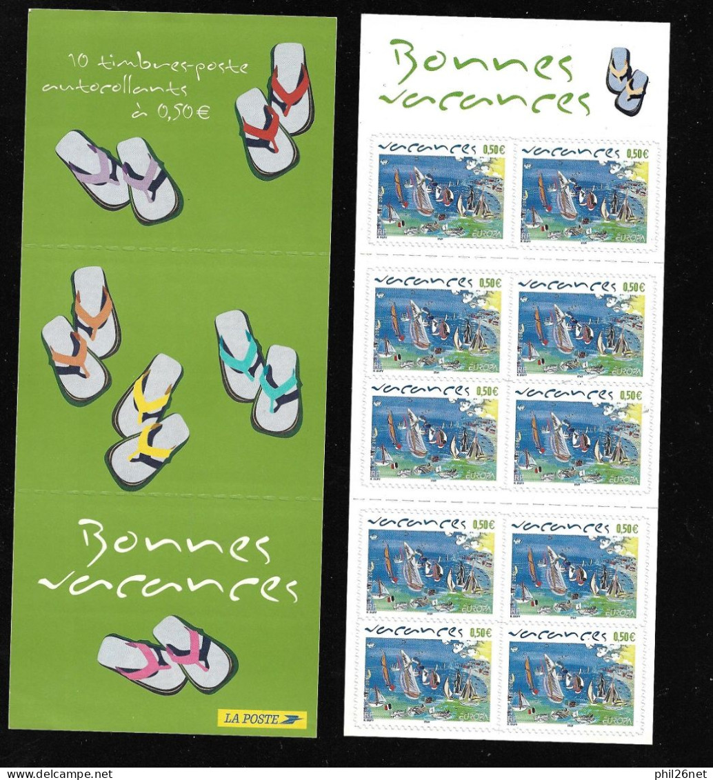 France Carnet N°BC 3672A  Bonnes Vacances  Neufs * * TB Jamais Plié Au Prix De La Poste En 2004 Soldé ! ! ! - Booklets