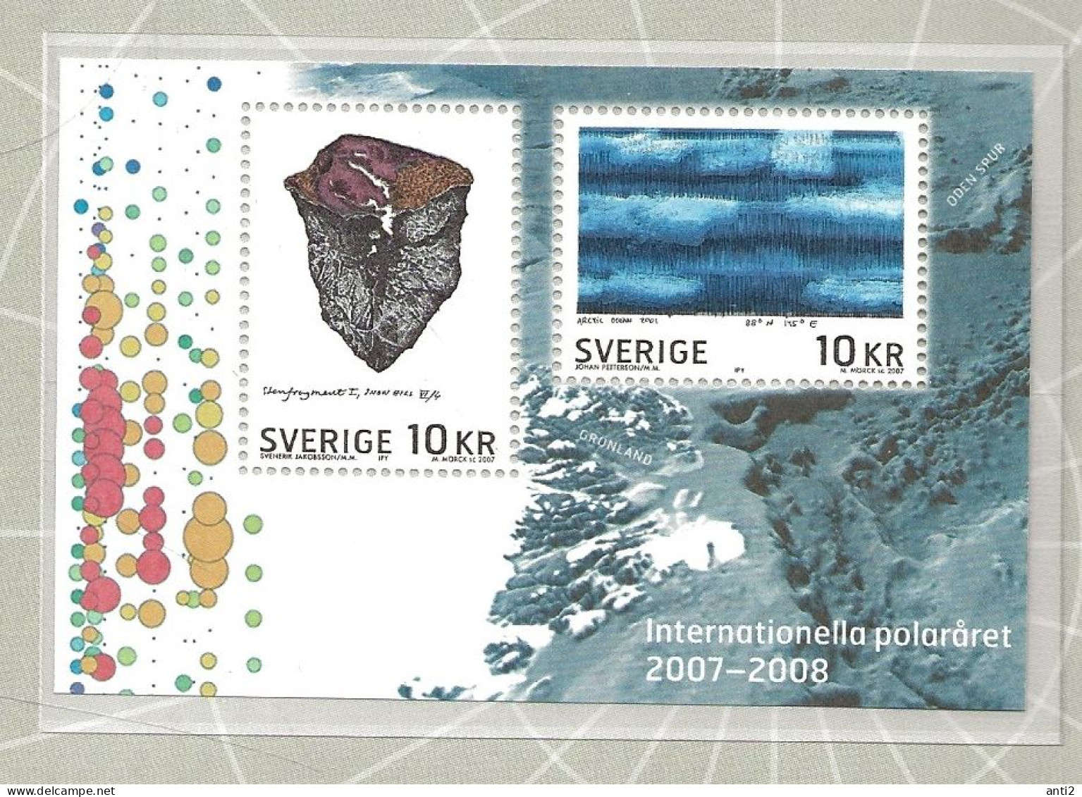 Sweden 2007 International Polar Year, Mi Bloc 23, MNH(**) - Unused Stamps