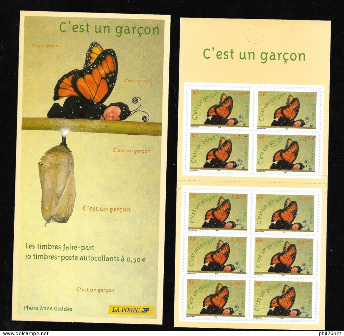 France Carnet N°BC 3635   "C'est Un  Garçon  "     Neufs * * TB Jamais Plié Au Prix De La Poste En 2004 Soldé ! ! ! - Conmemorativos