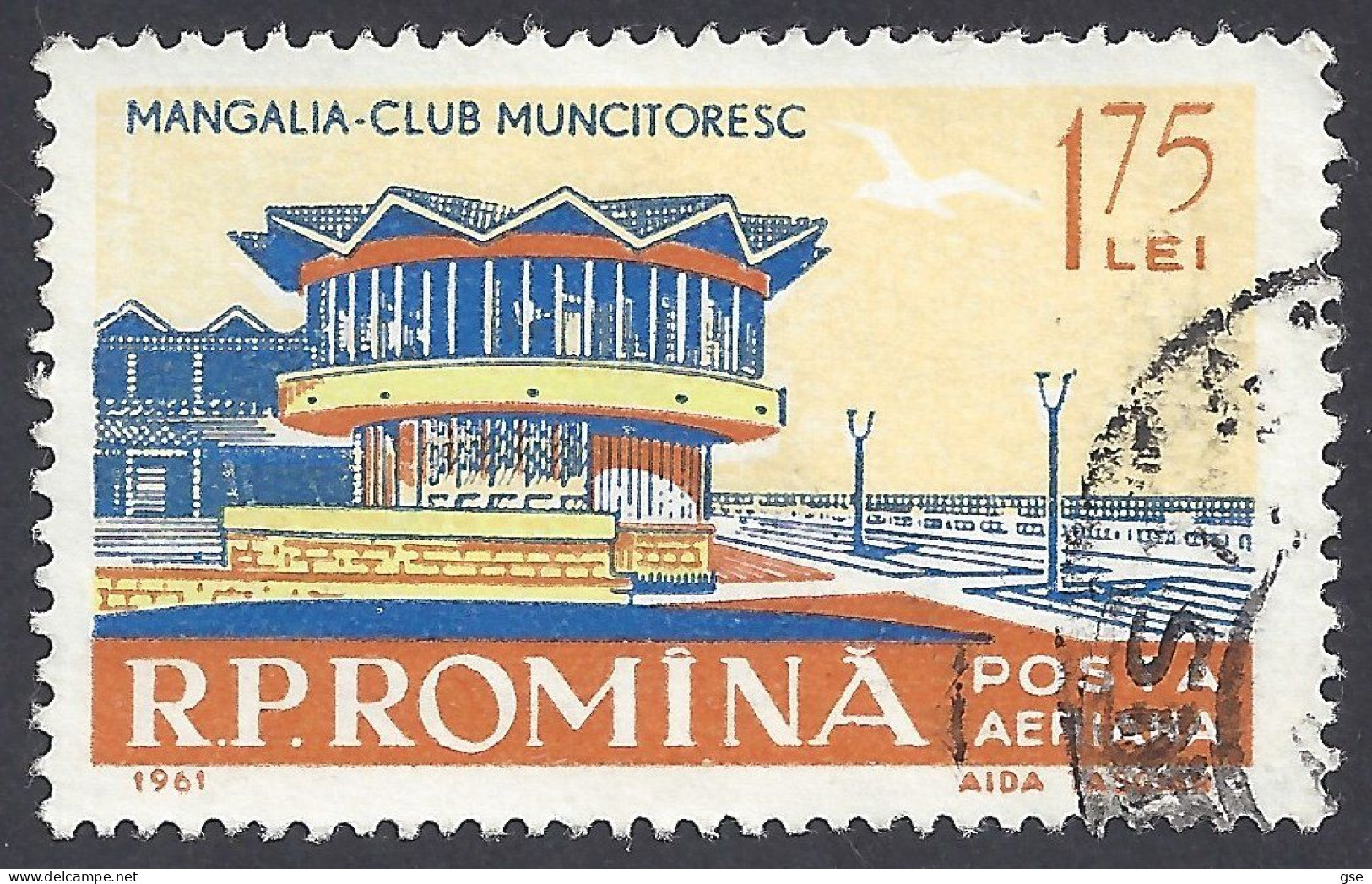 ROMANIA 1961 - Yvert A156° - Architettura | - Usado