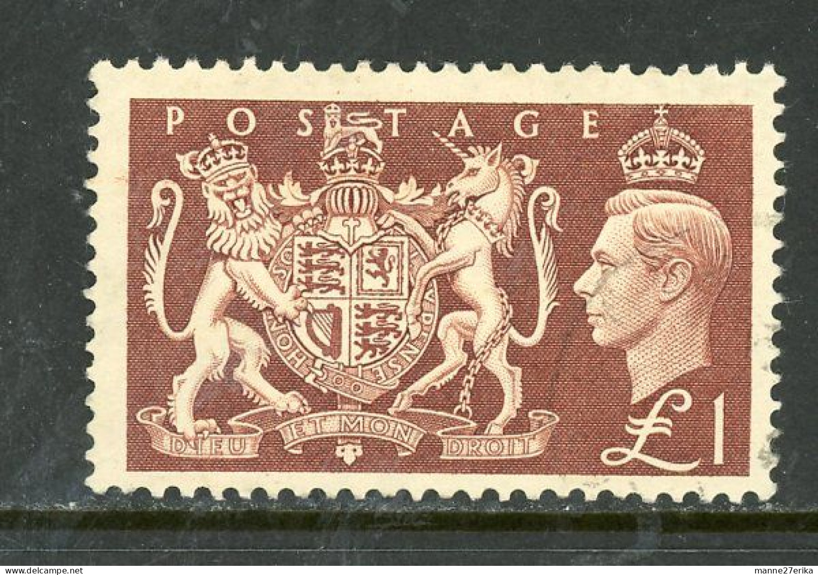 Great Britain 1952 USED "Royal Arms" - Unused Stamps