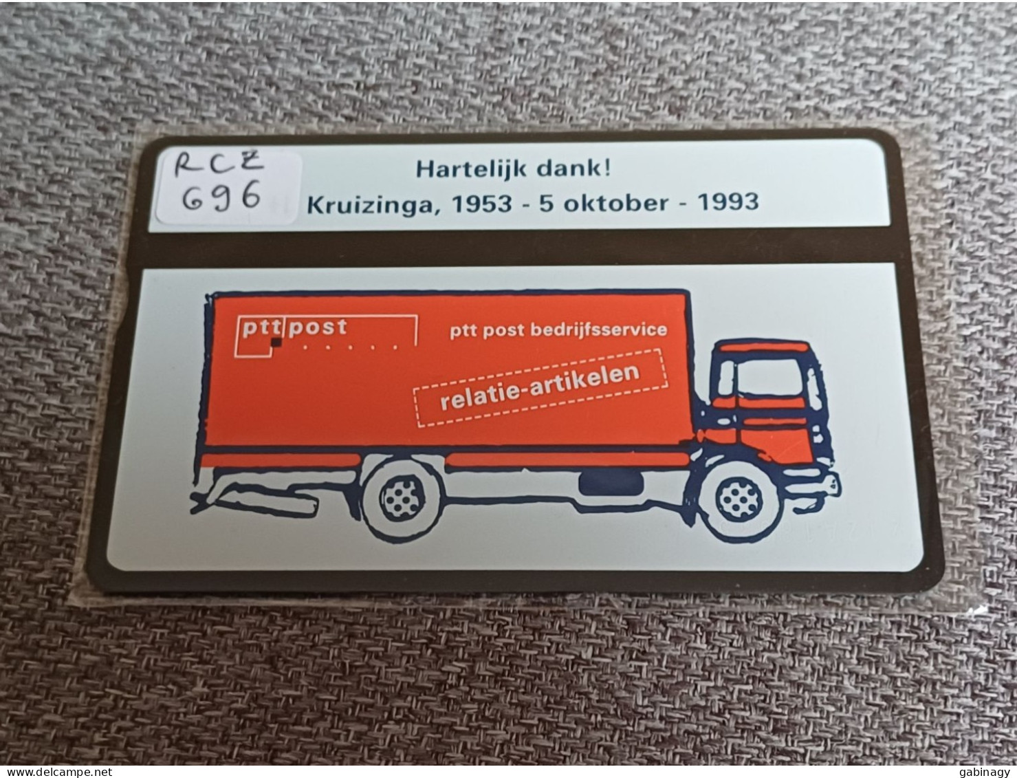 NETHERLANDS - RCZ696 - H. Kruizinga Ptt Post - 1.000 EX. - Private