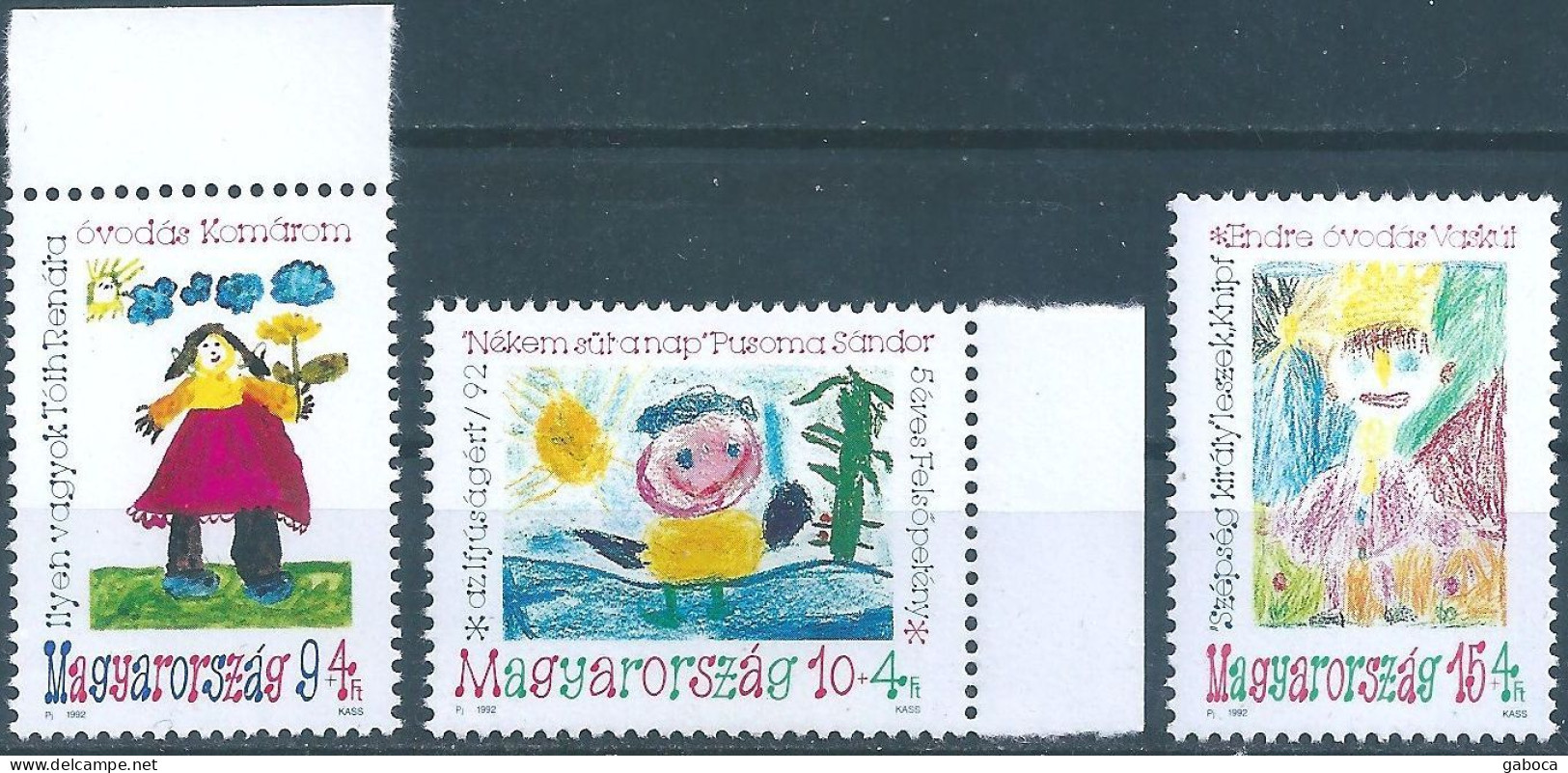 C5660b Hungary Art Children Painting Drawing Full Set MNH - Other & Unclassified