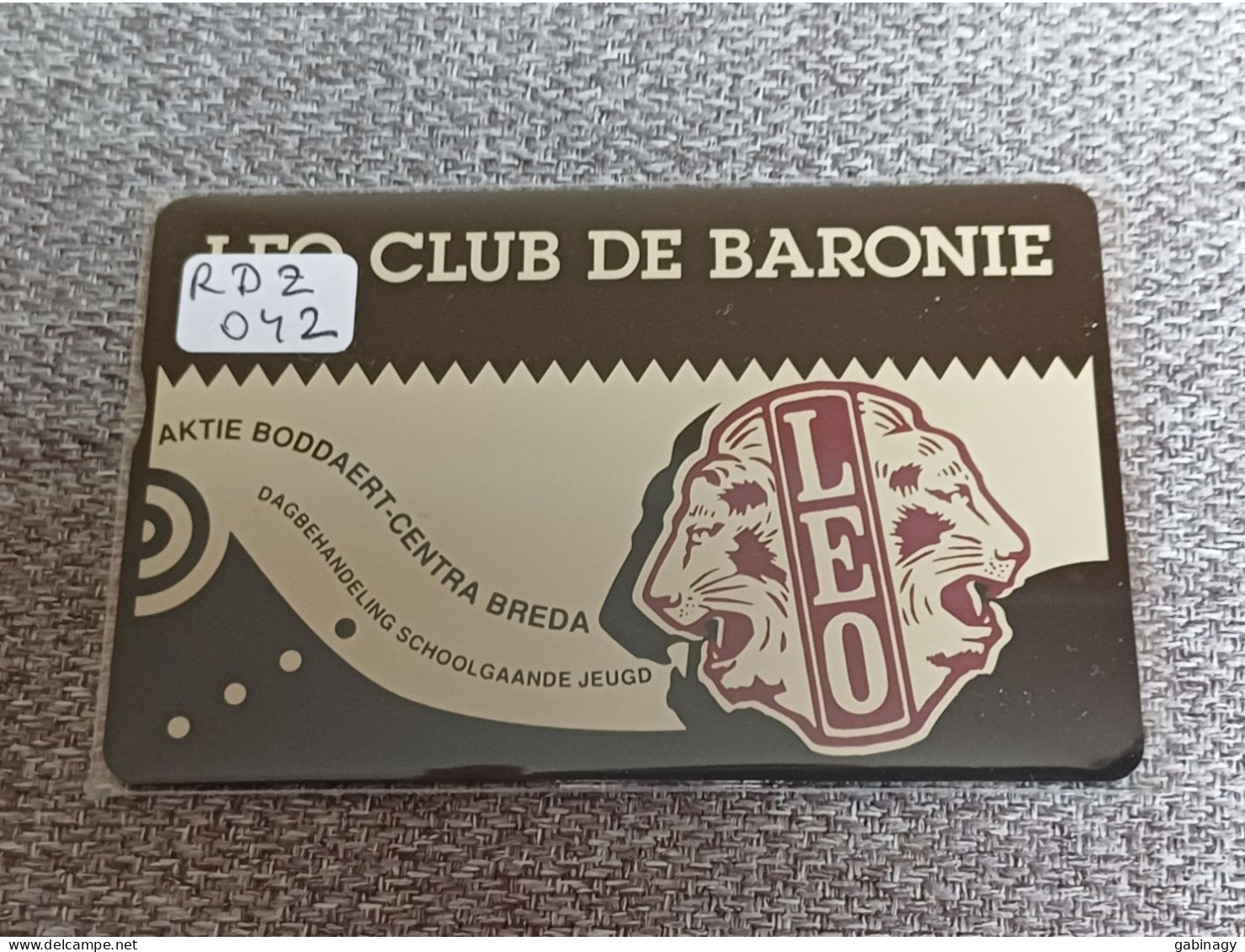 NETHERLANDS - RDZ042 - Leo Club De Baronie - 1.000 EX. - Privat