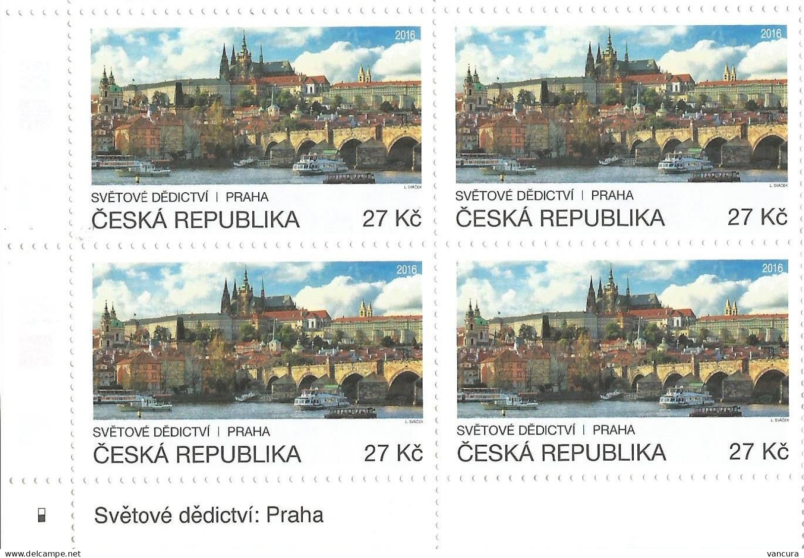 ** 901 Czech Republic Prague Castle With Charles Bridge 2016 - Neufs