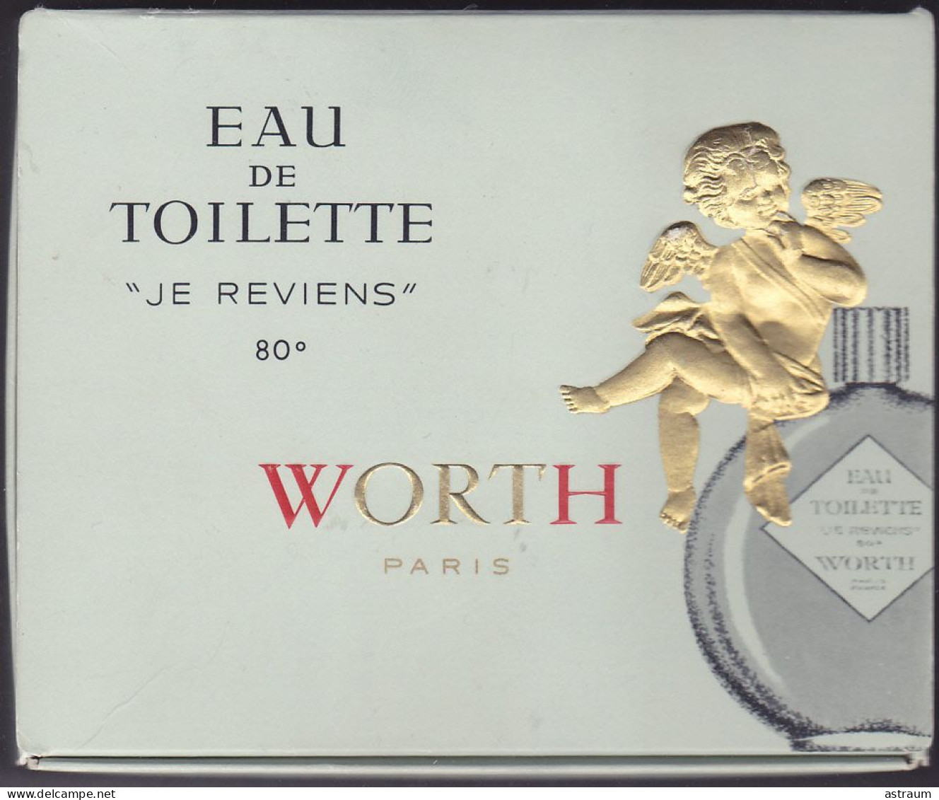Coffret Miniature Parfum Ancienne - Worth - Je Reviens - Pleine Avec Boite 31,5 Ml - Miniatures Womens' Fragrances (in Box)