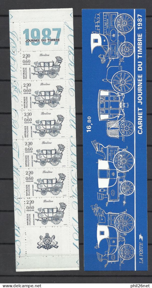 Carnet BC 2469A  Journée Du Timbre 1987  Neufs  * *  TB Jamais Plié  Voir Scans  Soldé Au Prix De La Poste En 1987 ! ! ! - Journée Du Timbre