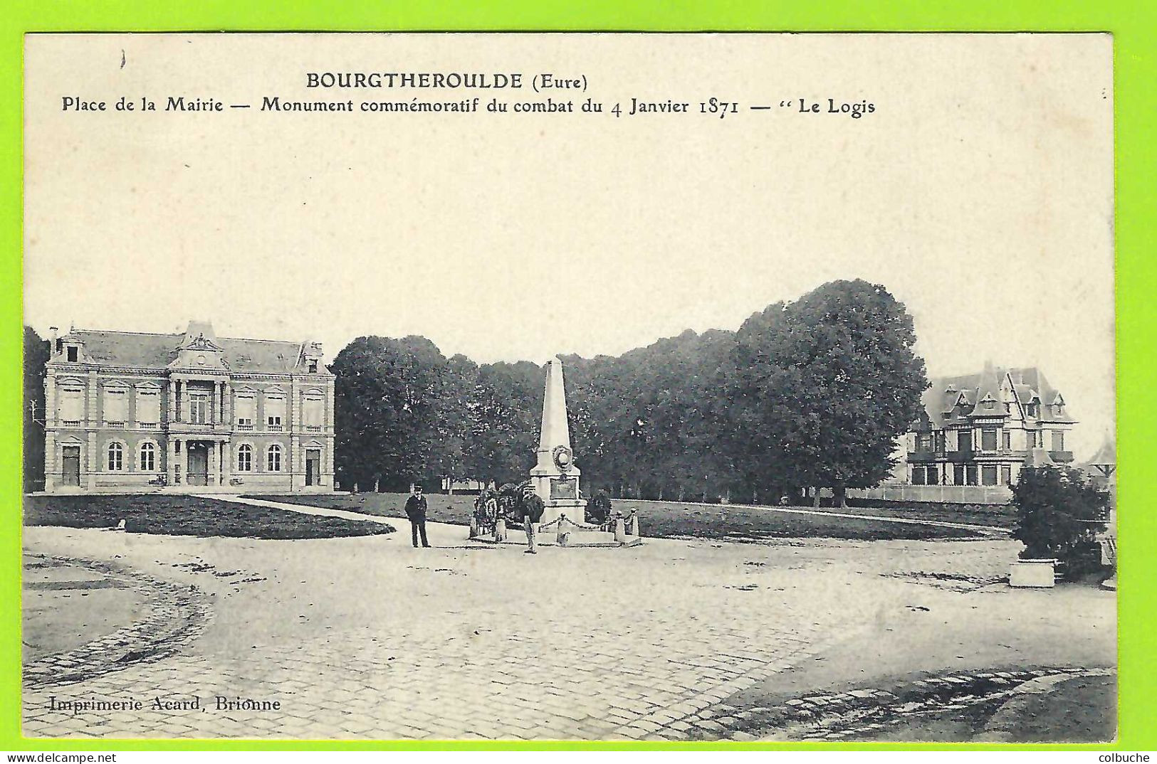 27 - BOURGTHEROULDE +++ Place De La Mairie +++ - Routot