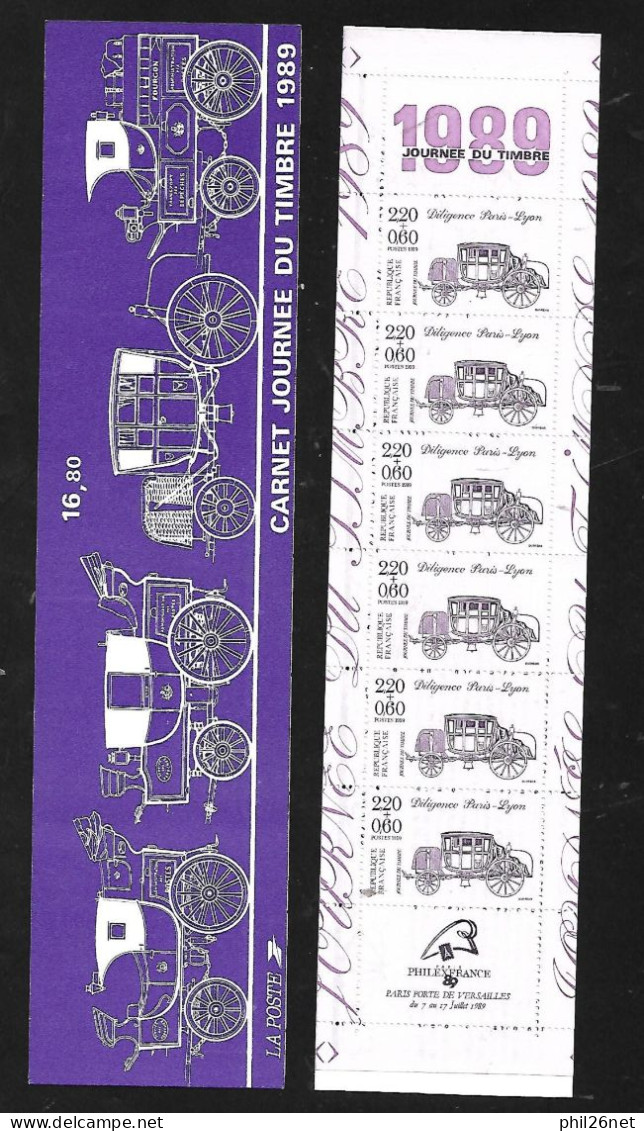 Carnet BC 2578A  Journée Du Timbre 1989  Neufs  * *  TB Jamais Plié  Voir Scans  Soldé Au Prix De La Poste En 1989 ! ! ! - Stamp Day