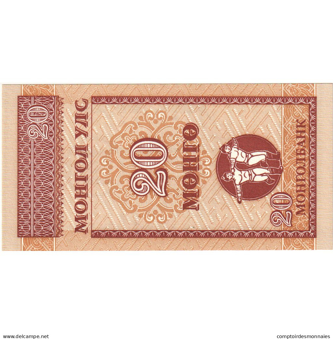 Billet, Mongolie, 20 Mongo, KM:50, NEUF - Mongolia