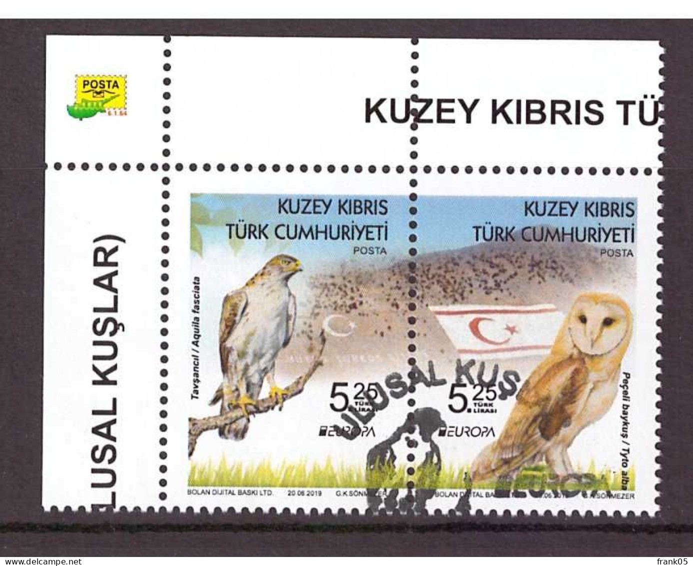 Türkisch-Zypern / Turkish Republic Of Northern Cyprus / Chypre Turc 2019 Satz/set EUROPA Gestempelt/used - 2019