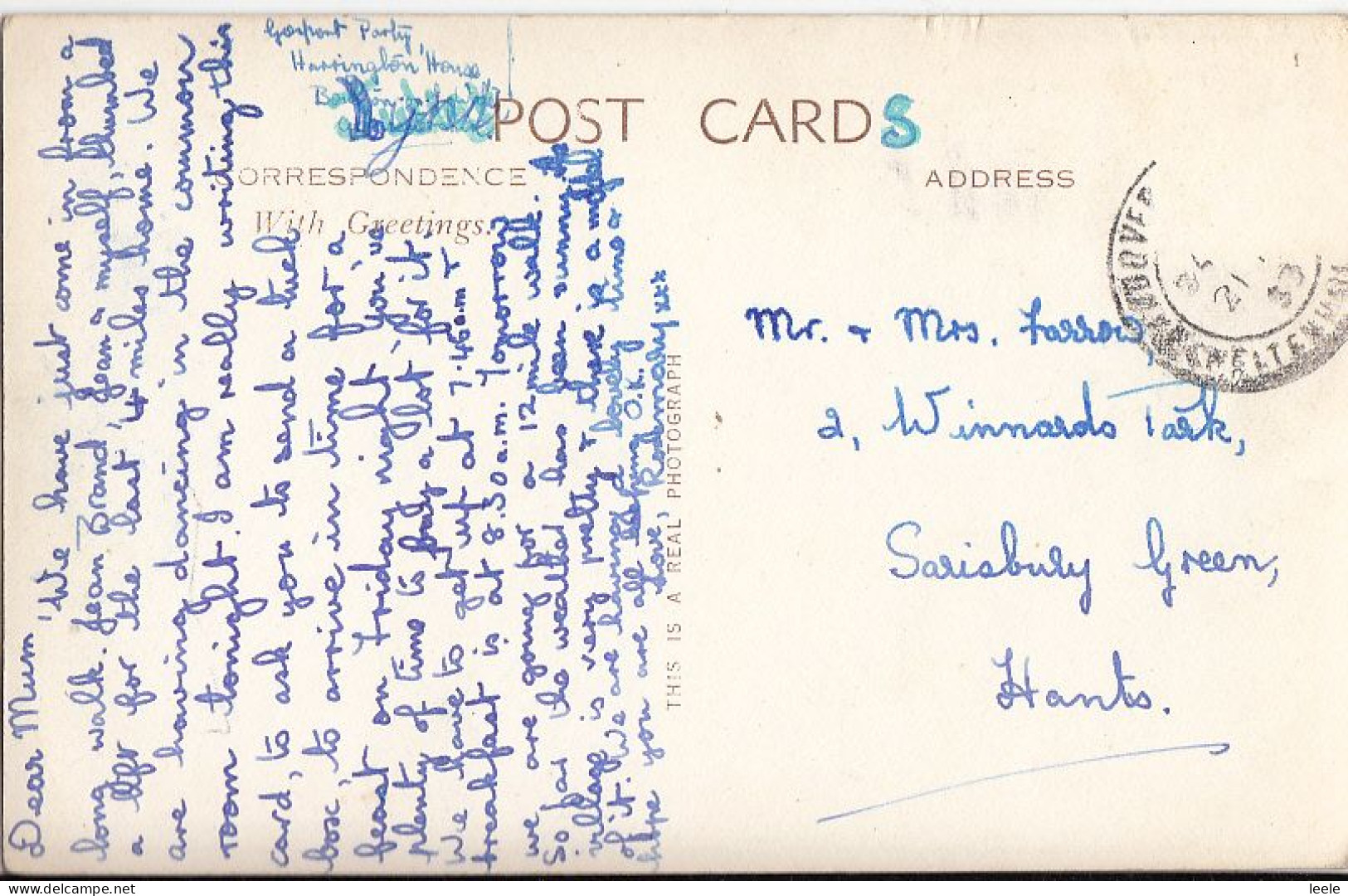 BX38.  Old Postcard.  Bourton On The Water.  Gloucestershire - Autres & Non Classés