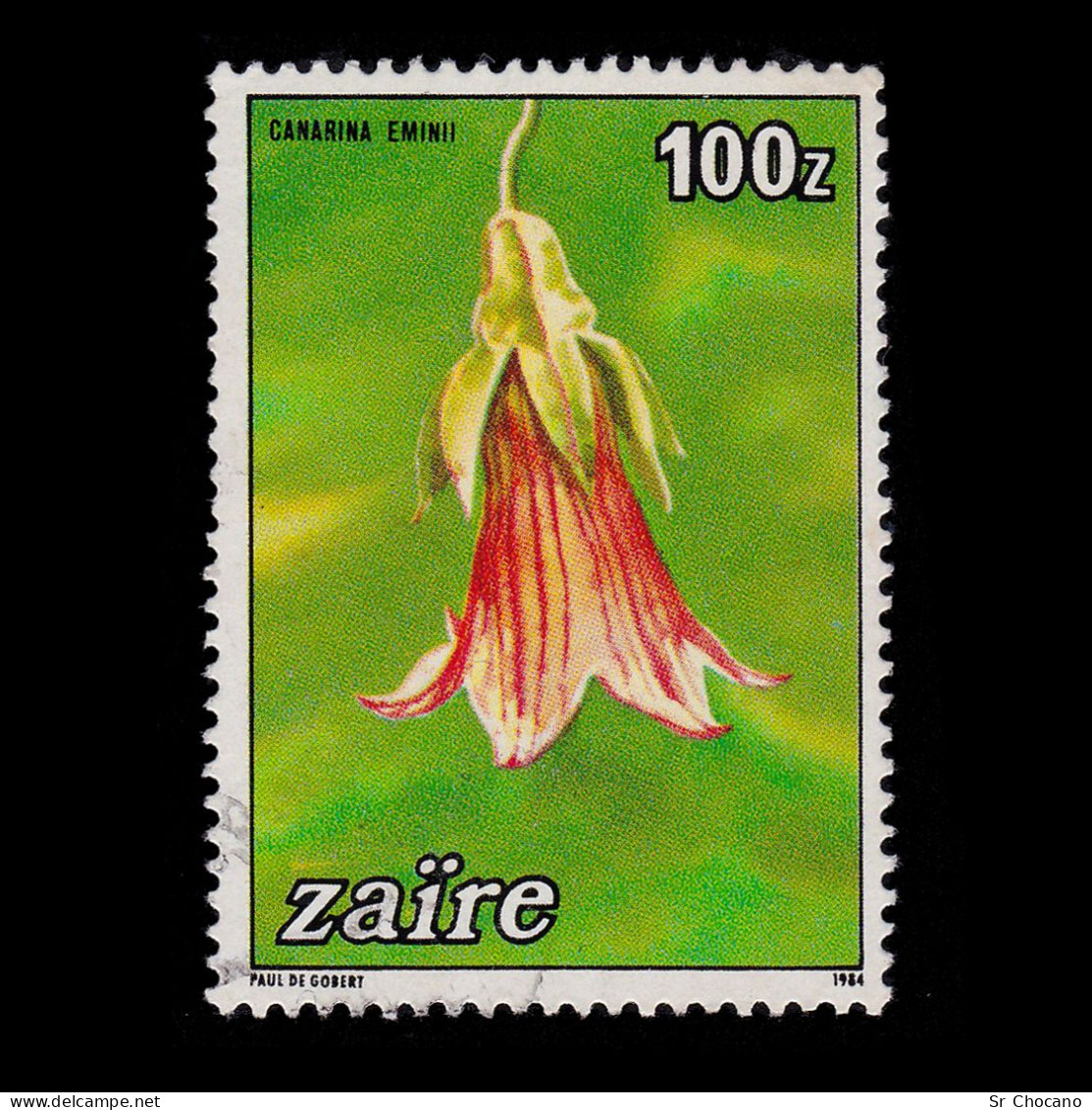 ZAIRE STAMP.1984.100z Canarina .SCOTT 1153.USED. - Usati