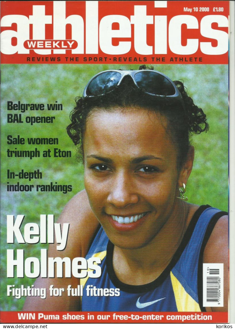 ATHLETICS WEEKLY 2000 - BUNDLE MAGAZINE SET – LOT OF 19 - TRACK AND FIELD