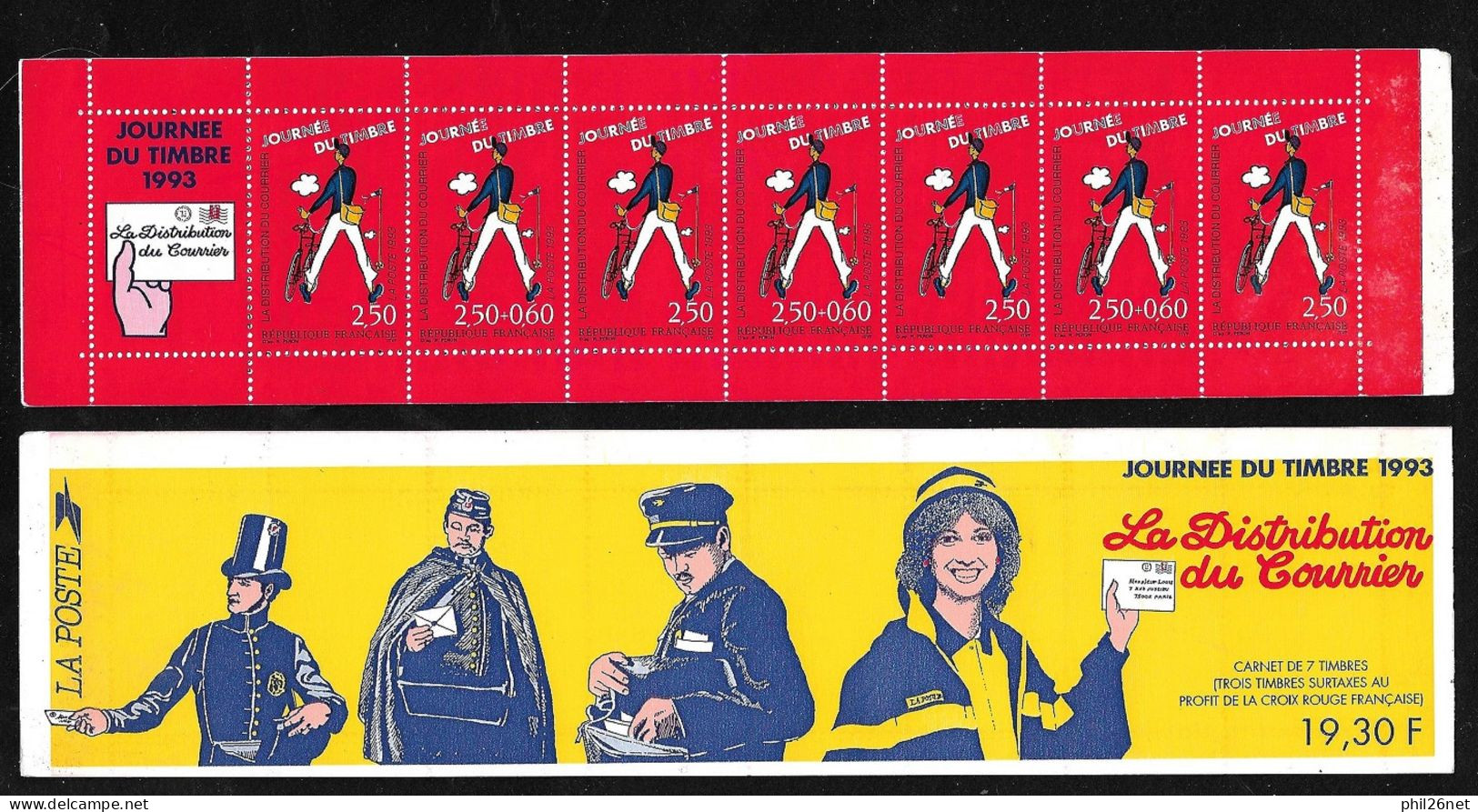 France Carnet N°BC 2794 Journée Du Timbre 1993 Facteur  Neufs * * TB Jamais Plié Soldé Prix De La Poste En 1993 ! ! ! - Stamp Day