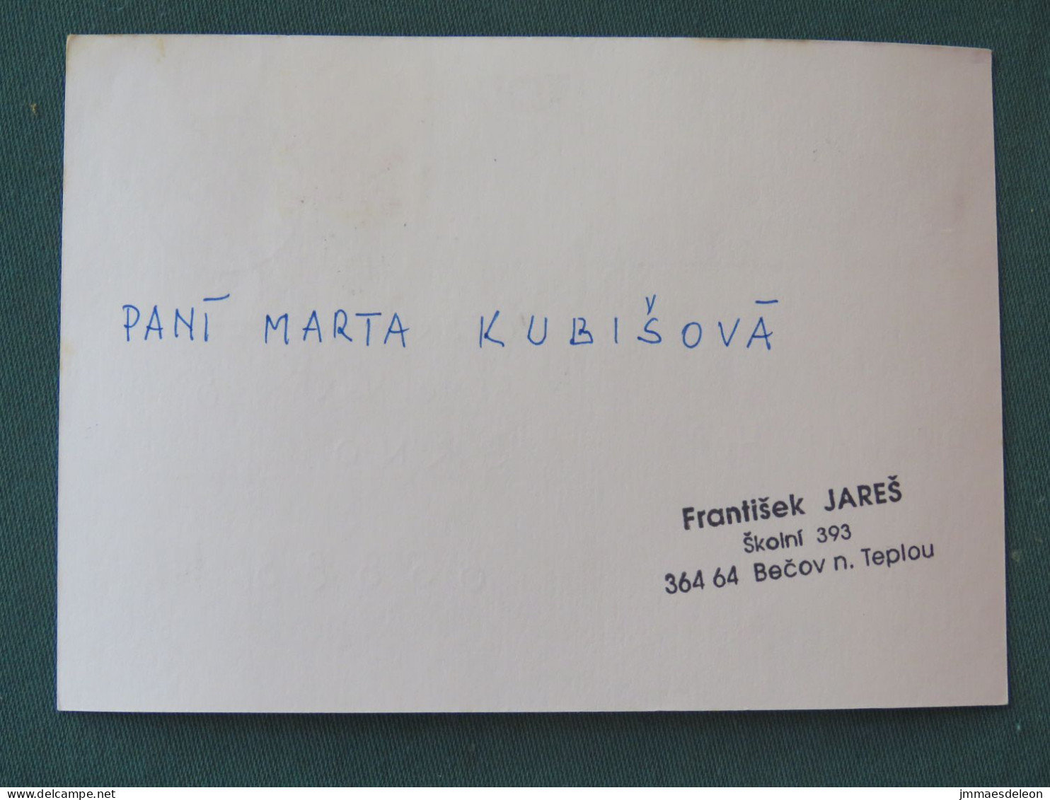 Czech Republic 1995 Stationery Postcard Hora Rip Mountain Sent Locally - Briefe U. Dokumente